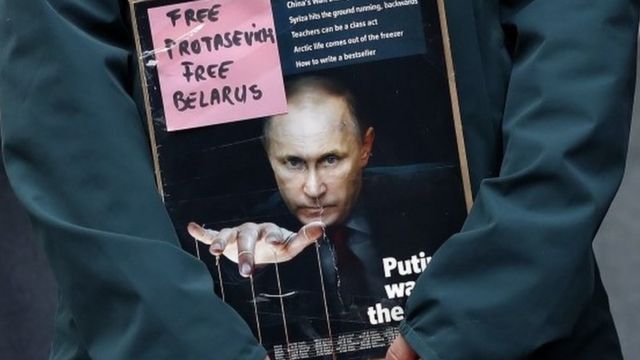 Протест против ареста Протасевича