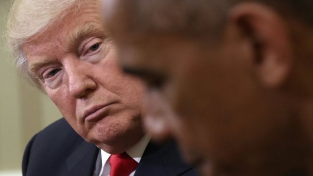 トランプ氏はロシア疑惑捜査はオバマ前政権に焦点を当てるべきだと