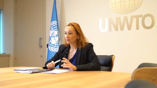 Alicia Gomez em entrevista à BBC