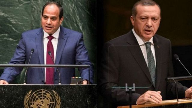 Al-Siisi iyo Erdogan