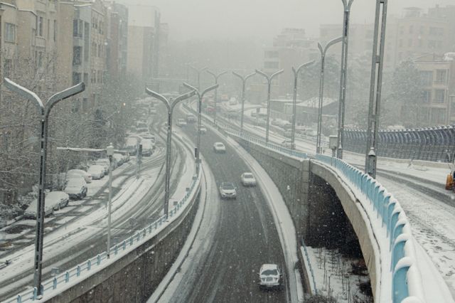 خیابان برفی