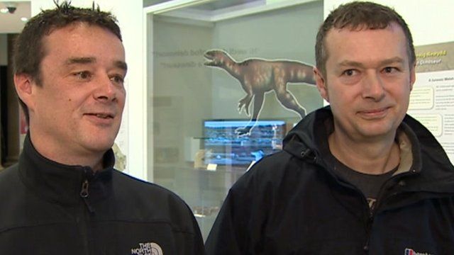 Dinosaur finders, brothers Nick and Rob Hanigan