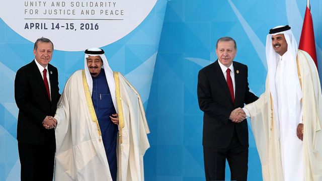 Erdoğan, Katar Emiri ve Suudi kralı ile
