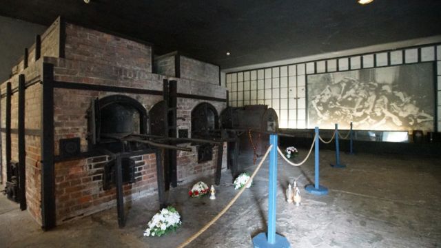 Crematorios en el antiguo campo de concentración de Stutthof