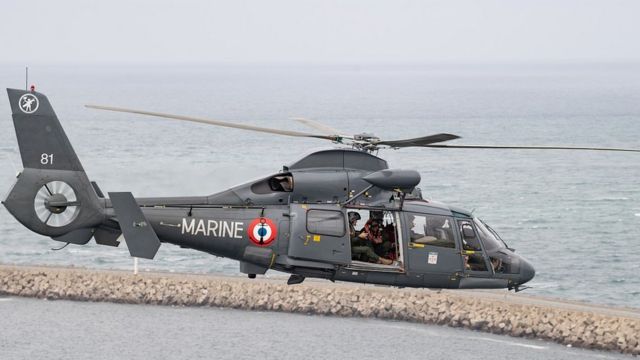 French Navy helicopter