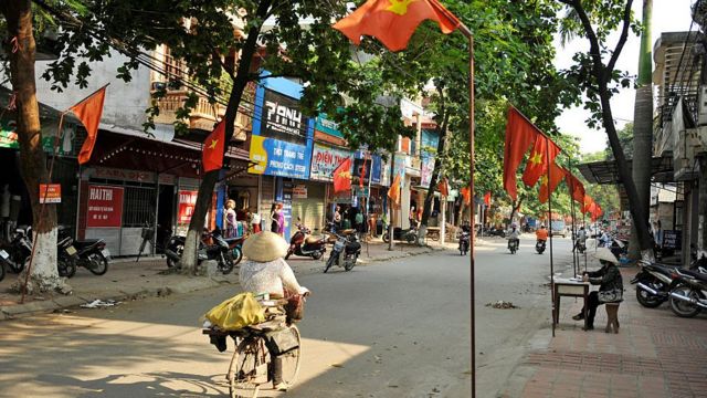 Một góc thành phố Điện Biên Phủ