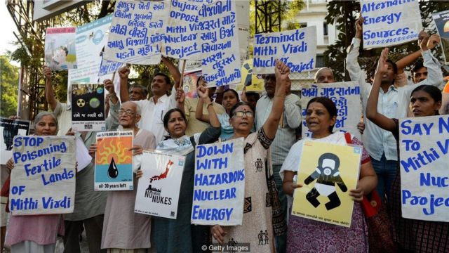 印度的核能發展前景依舊頗具爭議，支持者稱印度要擺脫化石燃料，只能依靠核能。