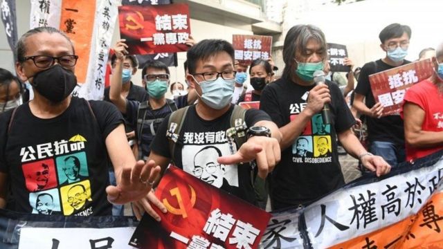 В годовщину передачи Гонконга Китаю на улицы традиционно выходят протестующие
