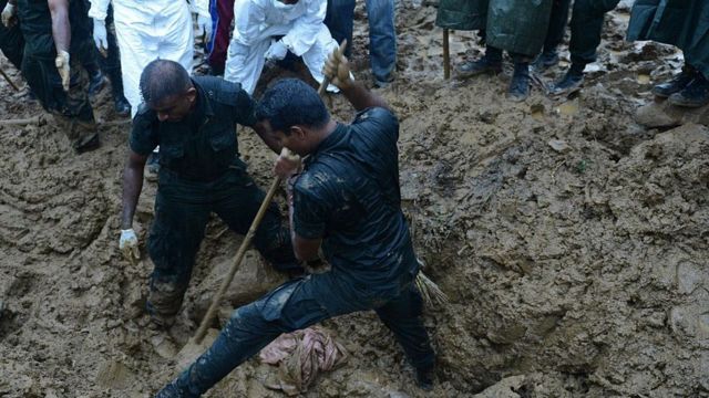 2014-இல் பதுளையில் ஏற்பட்ட நிலச்சரிவு பெரும் பொருள் மற்றும் உயிர் சேதத்தை ஏற்படுத்தியது