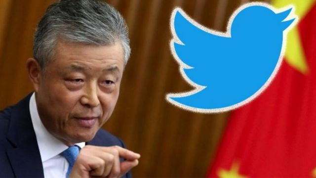 يستخدم السفير ليو شياو مينغ حسابا بموقع تويتر منذ أواخر العام الماضي