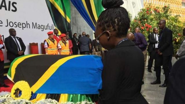 Sate funeral of John Magufuli in the Tanzanian capital, Dodoma