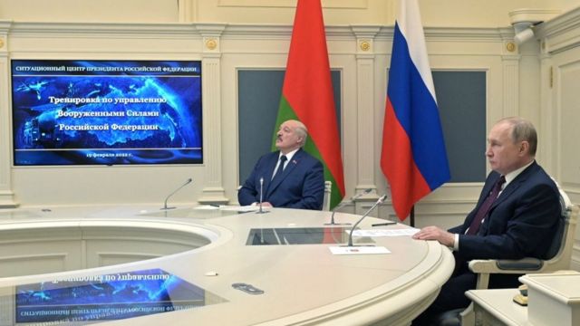 Putin ve Lukaşenko