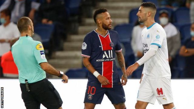 L'attaquant du Paris St-Germain Neymar