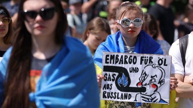 "Ембарго на нефту і газ із Росії". Протест у Німеччині