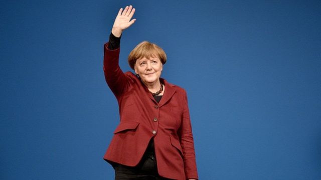 Ангела Меркель прощається