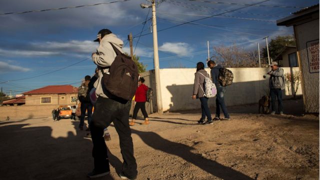 Nogales, México, cerca de la frontera con Estados Unidos