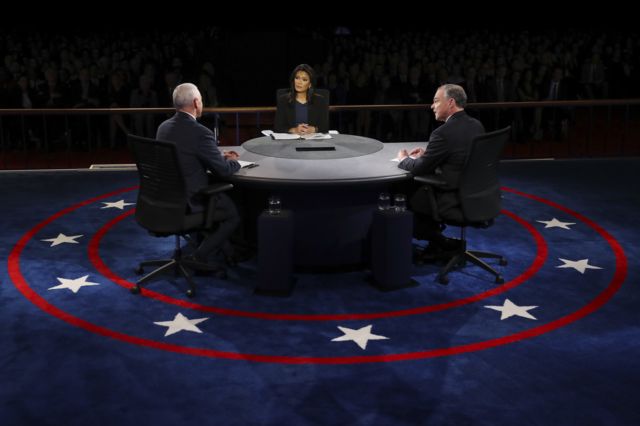 Mike Pence and Tim Kaine