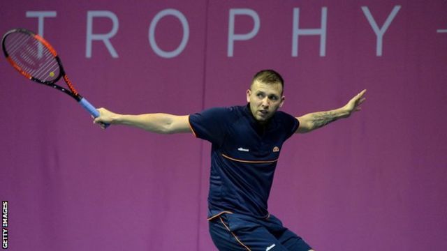 Dan Evans Out Of Glasgow Trophy In First Round After Lucas Miedler Defeat Bbc Sport