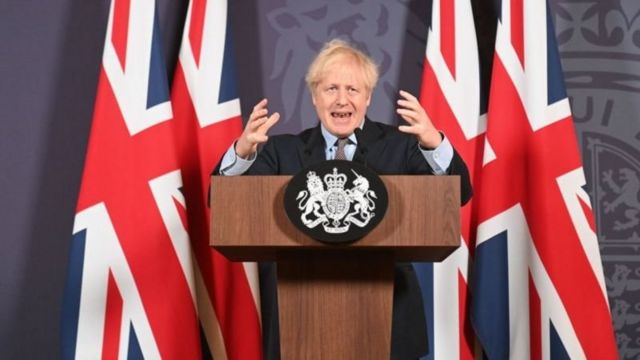 Boris Johnson, primer ministro británico