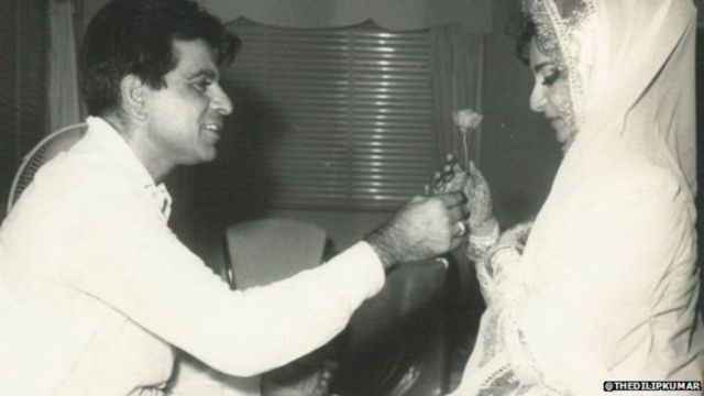 دلیپ کمار اور سائرہ بانو