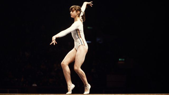 Nadia Comaneci at the 1976 Montreal Olympic games