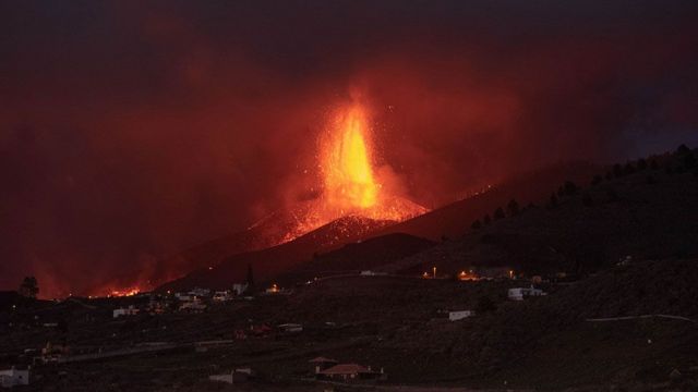 Erupção do vulcão Cumbre Vieja