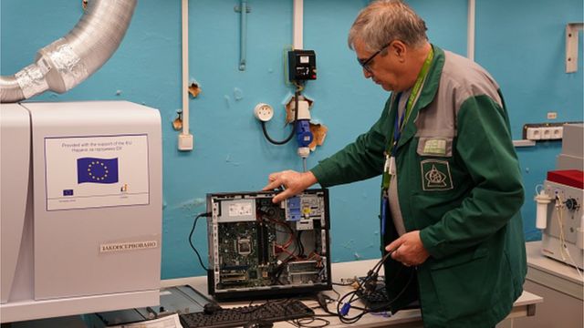 А так виглядало обладнання на Чорнобильської АЕС, коли звідти пішли російські військові