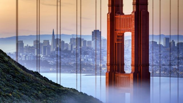 San Francisco, vista desde el Golden Gate