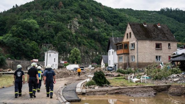Inundaciones en Alemania: Schuld, el pueblo donde hay decenas de  desaparecidos tras ser arrasado casi por completo por las fuertes lluvias  que afectan a Europa - BBC News Mundo