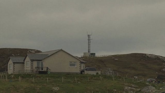 Crann fòn am Barraigh