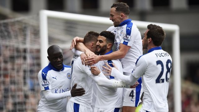 Abakinyi ba Leicester City bigina igitsindo