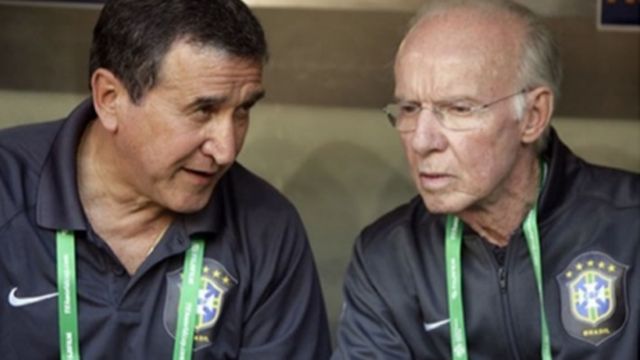 Zagallo e Parreira conversam