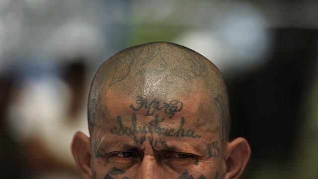 Pandillero de la Mara Salvatrucha.