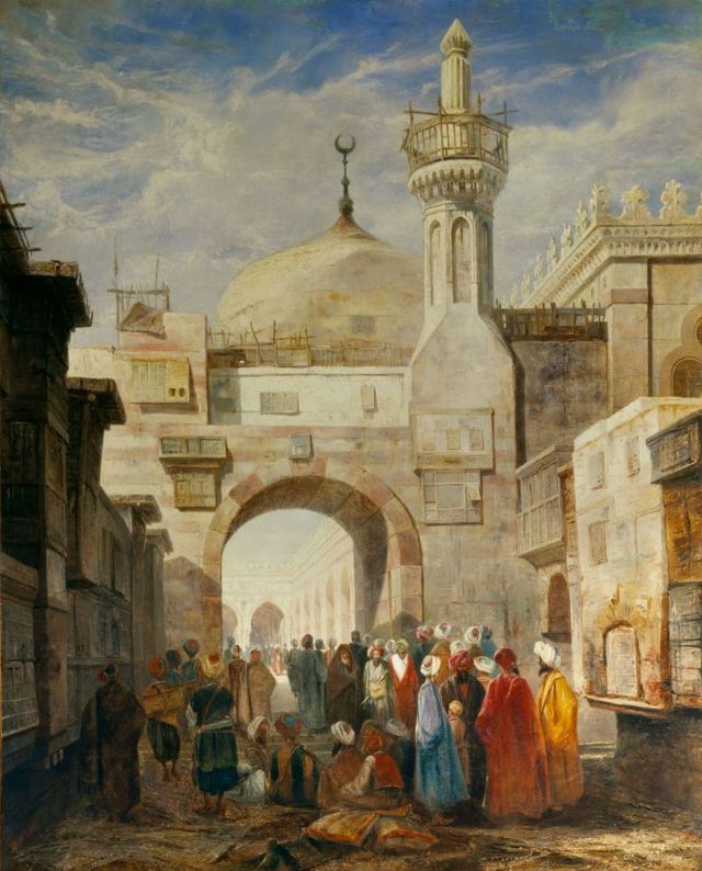 لوحة للجامع الأزهر