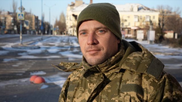 Oleksandr, Ukrainian soldier.