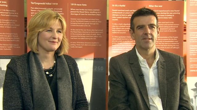 Miriam Simmonds ac Irfon Williams