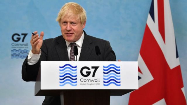 3 grandes desafíos que enfrenta Reino Unido a 5 años del referéndum El primer ministro británico, Boris Johnson.