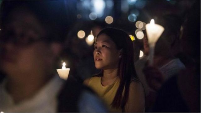 香港警方上月以新冠疫情为由，拒绝批准支联会6月4日在维园举办年度烛光晚会。