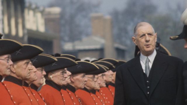 Charles de Gaulle en Londres.