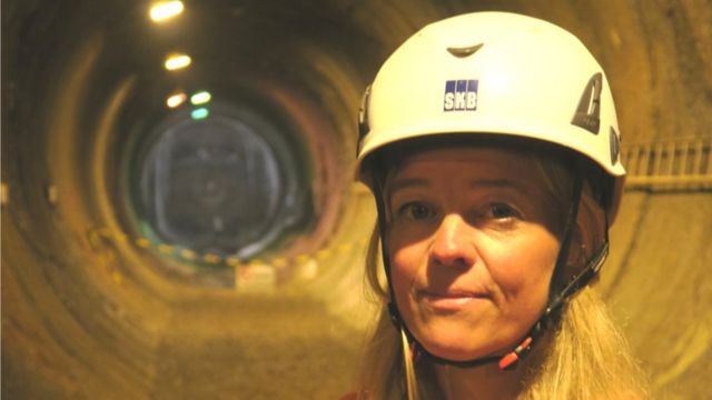 Ylva Stenqvist, directora de proyectos en una instalación de desechos nucleares en Suecia.