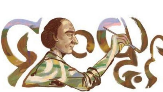 محمد خدة فنان تشكيلي جزائري احتفى غوغل بذكرى ميلاده - BBC News عربي