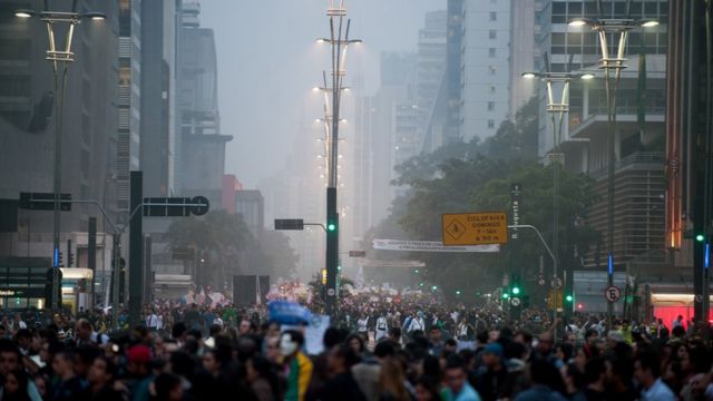 Protesto em São Paulo em 17/06/2013