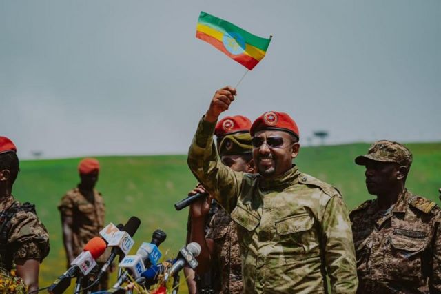 Minisitiri w'intebe wa Ethiopia Abiy Ahmed (ifoto yo mu bubiko yo mu kwezi kwa cyenda mu 2021)