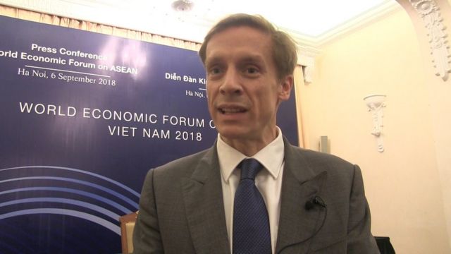 Ông Justin Wood, Giám đốc khu vực Châu Á - Thái Bình Dương của WEF