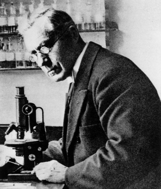 Martinus Beijerinck en su laboratorio