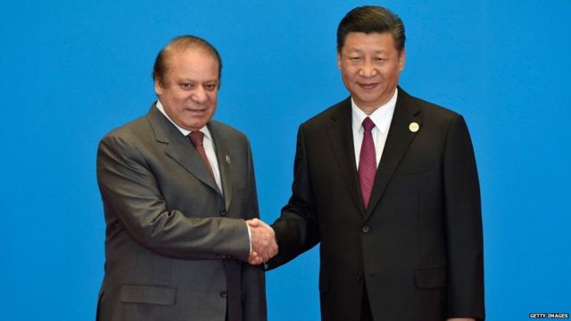 चीनचे राष्ट्राध्यक्ष झी जिनपिंग यांच्यासह पाकिस्तानचे माजी पंतप्रधान नवाझ शरीफ