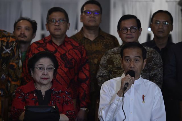 Presiden Jokowi dan Megawati Sukarnoputri