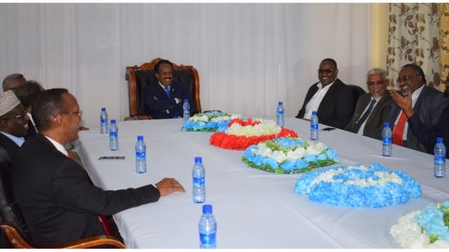 Kulanka madaxda oo Garowe ka dhacay