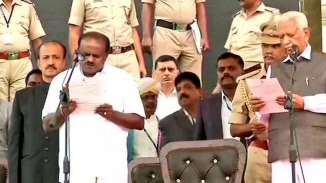 முதல்வரானார் குமாரசாமி