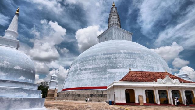 Cidade sagrada de Anuradhapura, no Sri Lanka